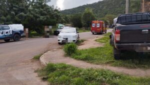 Acidente de trânsito na Rua Paraná em Corumbá deixa duas pessoas feridas