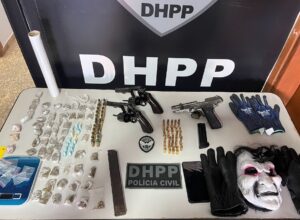Polícia Civil prende suspeito de homicídio, apreende armas de fogo, drogas e apetrechos utilizados em roubos – Polícia Civil MS