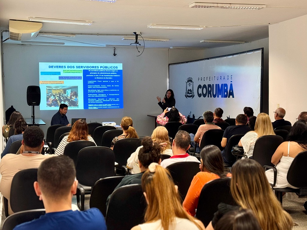 Corumbá promove capacitação sobre Código de Ética e infrações ao Estatuto do Servidor