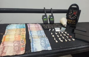 Polícia Militar em Três Lagoas realiza a apreensão de Drogas