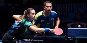 Calderano e Bruna Takahashi vão às quartas das duplas mistas na Suécia