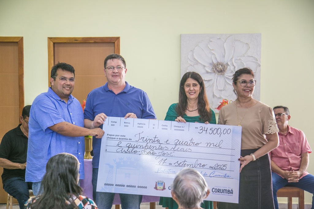 Prefeitura e Câmara fortalecem atendimento a idosos com repasse de recursos ao Asilo São José