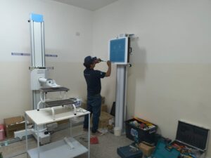 Instalação de novos equipamentos altera temporariamente locais de exames de raio-x