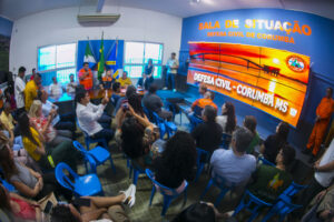 Sala de Situação reforça ações de monitoramento e prevenção de desastres em Corumbá