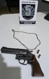 Polícia Militar apreende revólver em Rio Verde