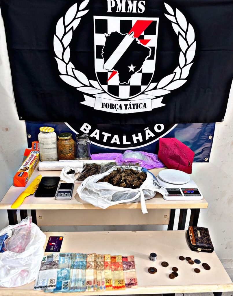 Polícia Militar de Três Lagoas Efetua Prisão por Tráfico de Drogas