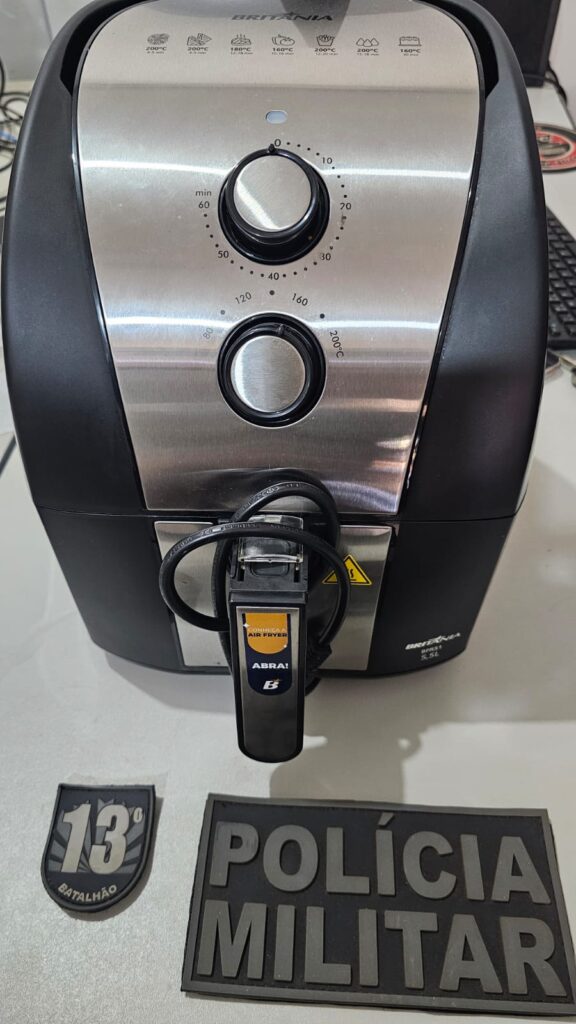 Polícia Militar de Paranaíba Recupera Eletrodoméstico Furtado e Detém Suspeitas