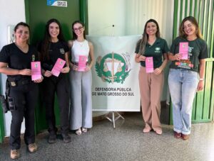 Delegacia de Atendimento à Mulher de Aquidauana participa de evento de cidadania