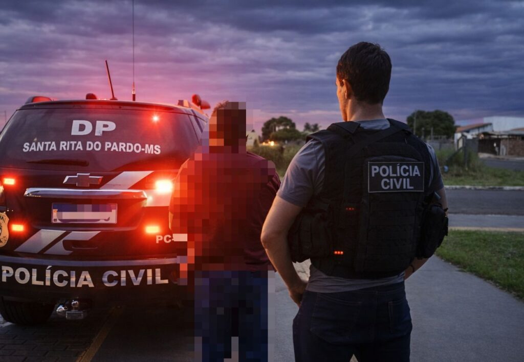 Polícia de Santa Rita do Pardo Prende Suspeito de Estelionato