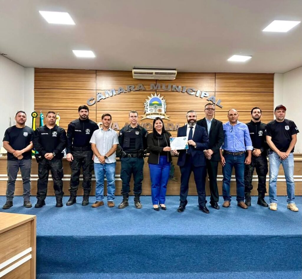 DEFRON é homenageada na Câmara Municipal de Nova Alvorada do Sul